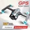 New S188 Drone GPS 8K HD Camera Optical Flow Positioning Obstacle Avoidance Brushless Motor Foldable Quadcopter Drone 5