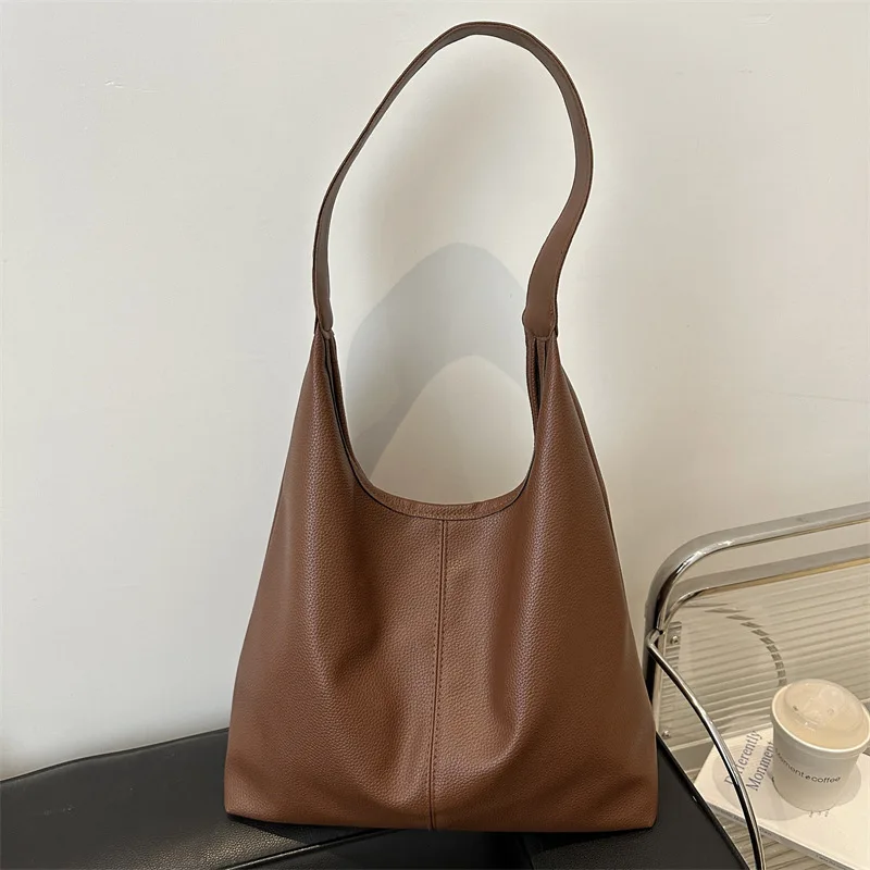 حقيبة كتف جلد PU فاخرة