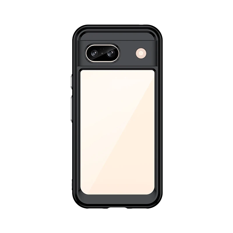 Clear Hard Translucent Shockproof Phone Bumper Case