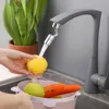 Multi-function Basin Faucet 1080-degree Lifting Anti-splash Water Nozzle Bathroom Face Brushing Rotating Extension Robotic Arm 3