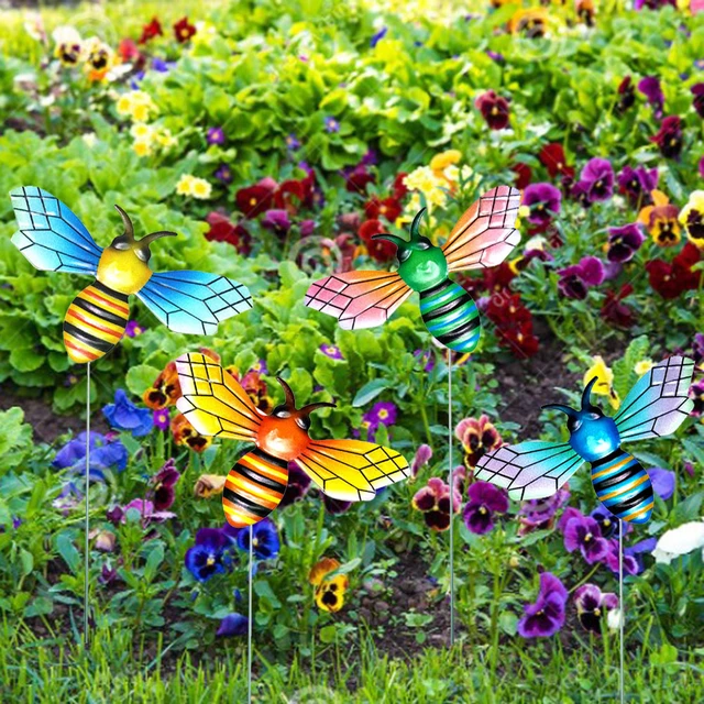 Metal Insect Butterfly Sculpture Garden Decor for Patio Home Yard Lawn  Decoration - China Metal Bee Yard Art and Metal Bee Garden Ornaments price