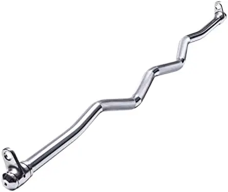 

AmStaff 48 "прямой Ez Curl Lat вытяжной стержень с вращающимся двойным крючком для двойных кабельных машин, функциональный тренировочный