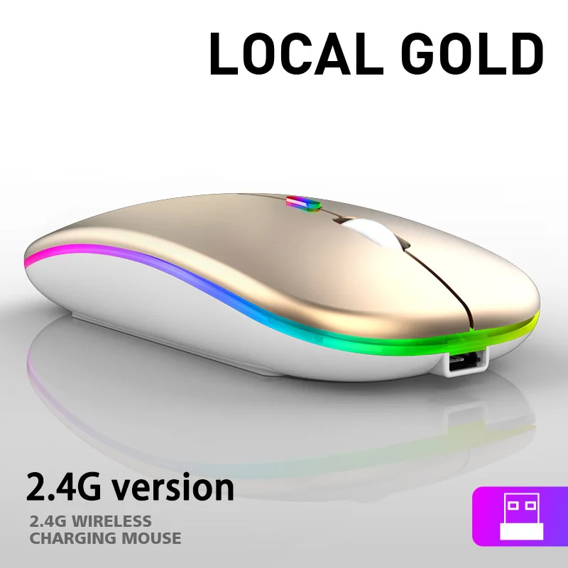 cute computer mouse Bluetooth Wireless Mouse RGB Rechargeable Silent Mause 2.4G Ergonomic Gaming Mice Gamer Mouse For Computer Laptop PC Accessories best office mouse Mice