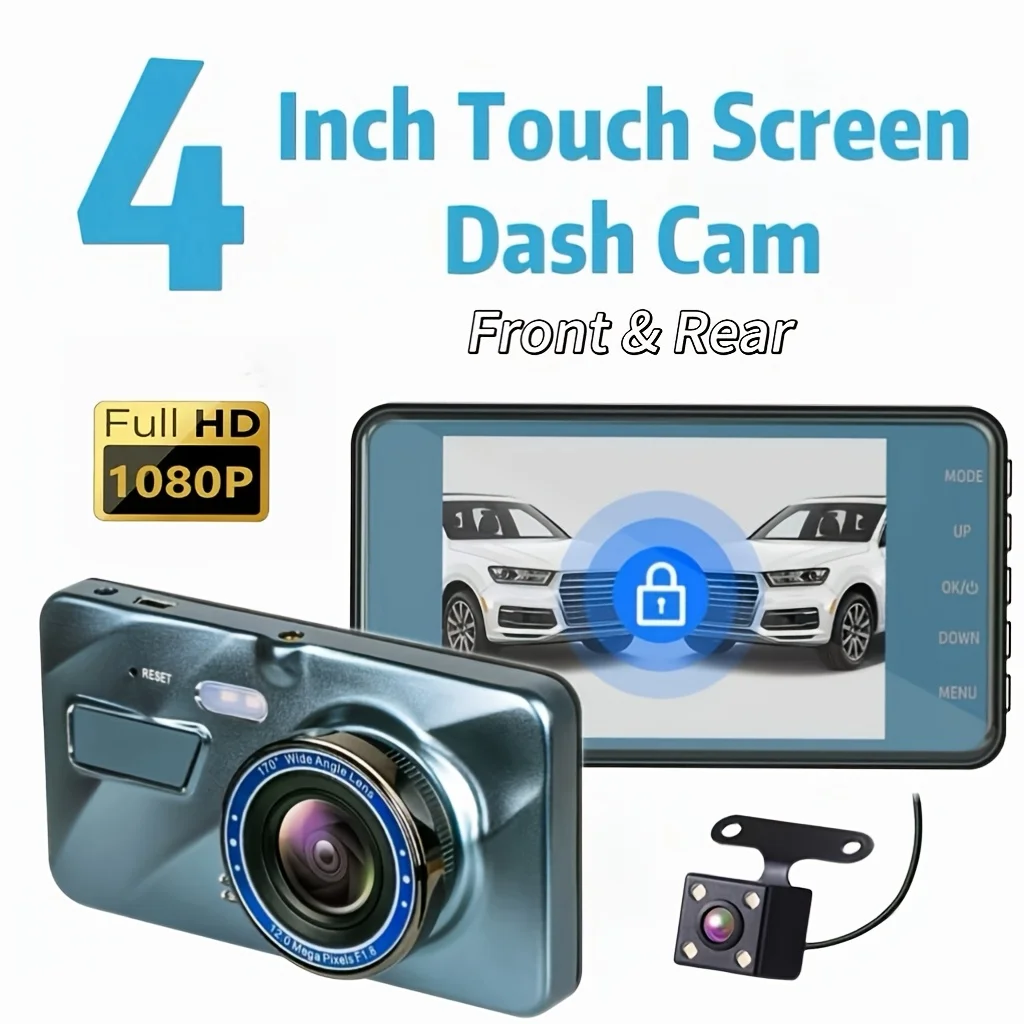 Caméra Action DAINU 1080P Double Objectif Batterie Intégrée