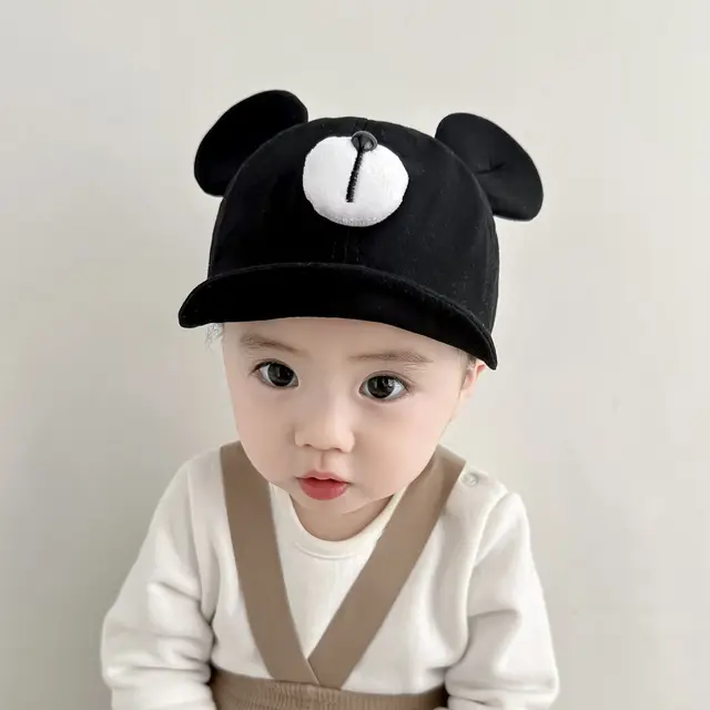 Cappello Sole Bambino UPF 50+ Con Orecchie Orso - Regolabile E Pieghevole - Foto 11