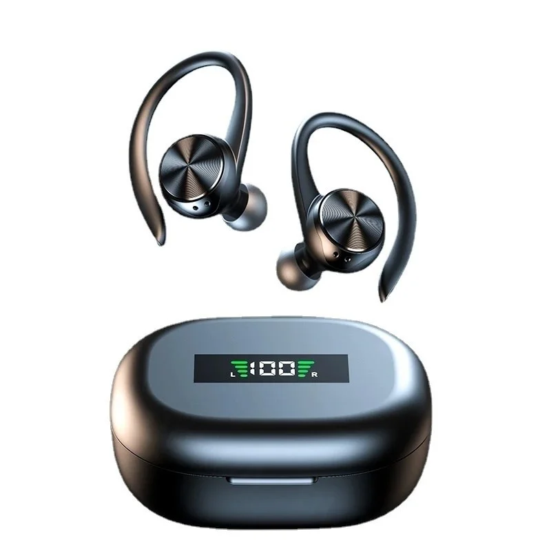 

Sports TWS Bluetooth Earphone HiFi Stereo Music Wireless Headphone Ear Hook Earbuds With Microphone Waterproof Gaming Headset