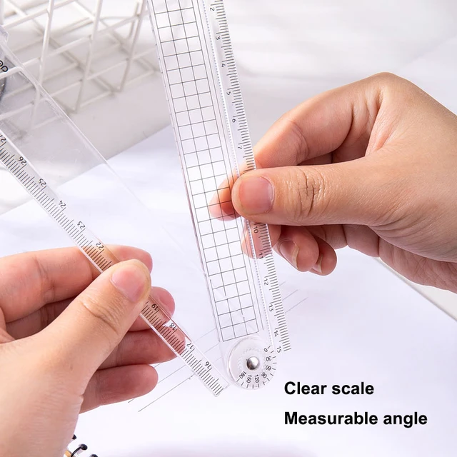 Deli Foldable Ruler 30cm: The Perfect Multifunctional School Accessory