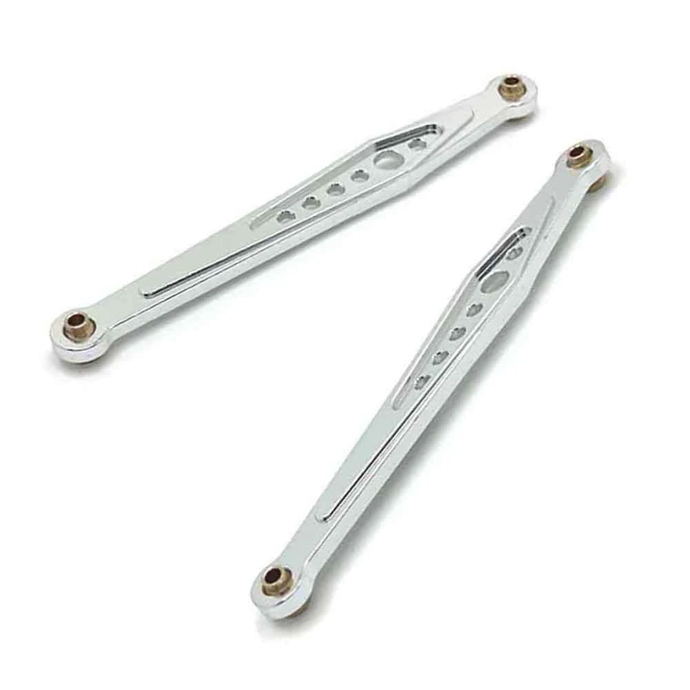RC Car Upgrade Rear Fixed Tie Rod Kit for WLtoys 1/12 124006 12423 12427 12428 Pro RC Car Upgrade Parts Silver