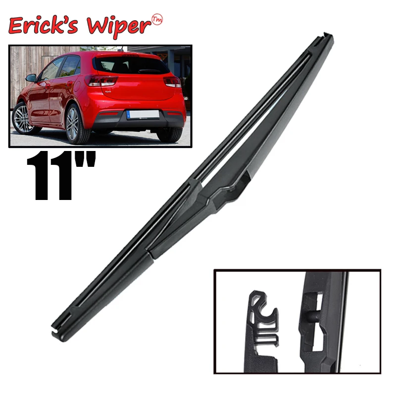 Erick's Wiper 11" Rear Wiper Blade For Kia Rio MK4 2017 2023 Windshield