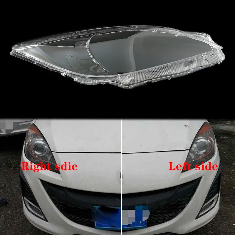 For Mazda 3 20112014 Front Headlamps Transparent Lampshades Lamp Shell