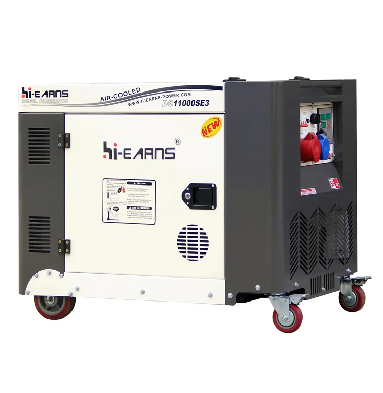 

New type 5KVA 6KVA 7KVA 10KVA 15KVA air cooled silent top cover open dies el generator with digital panel