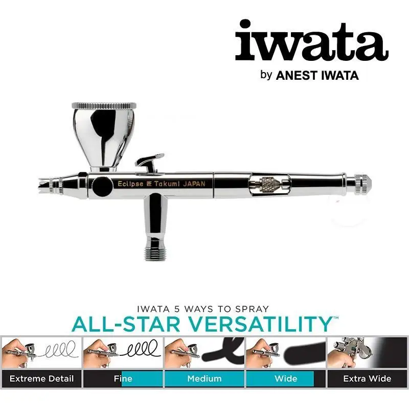 IWATA HP-CS AirBrush 0.35 mm cup7.0 ECLIPSE Series Made in Japan -  AliExpress