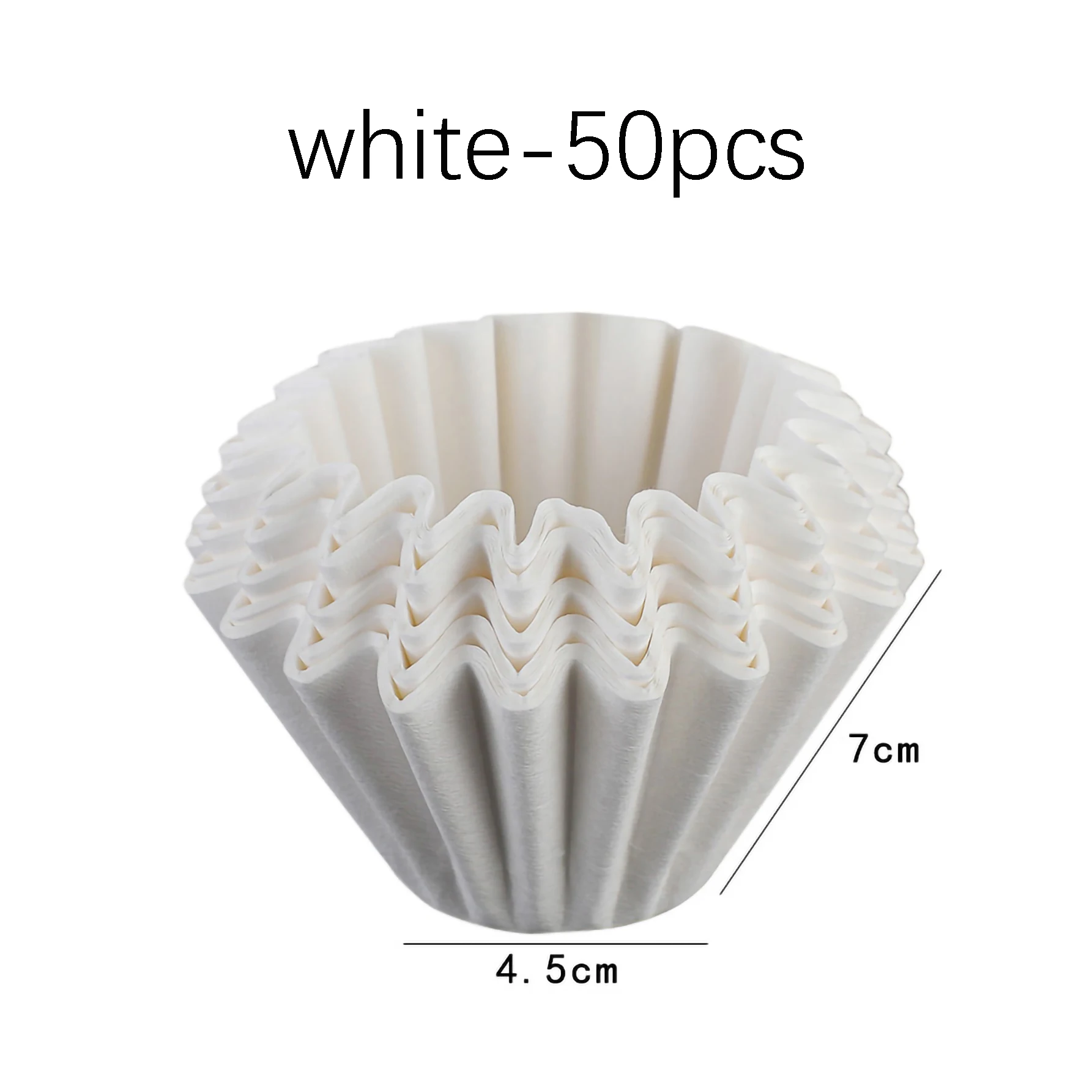 Professional Coffee Filter Cups 50 Pcs - أكواب ترش...