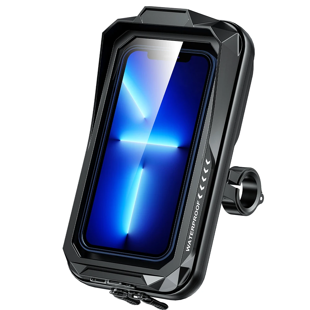 Waterproof Handlebar Phone Holder and Case for Bikes and Motorcycles