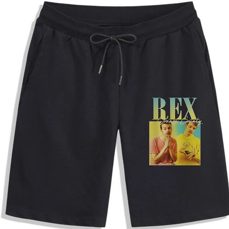 

Новые мужские женские шорты Rex Orange County, США, чистый хлопок, мужские шорты для отдыха Em1