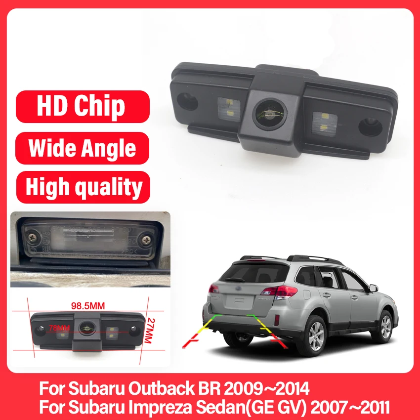 

HD 1080*720 Fisheye Lens 170 Degree Car Reversing RearView Camera For Subaru Outback BR 2009~2014 Impreza Sedan(GE GV) 2007~2011