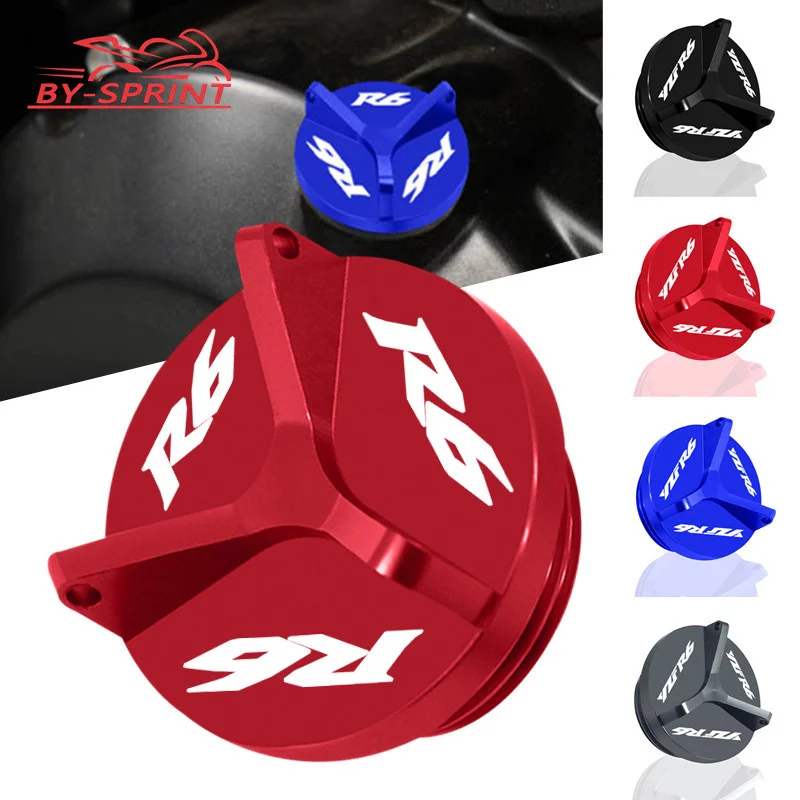 

For Yamaha R6 YZF-R6 2006-2019 2020 2021 Motorcycle Accessories Engine Oil Cup Cover Oil Filler Drain Plug Sump Nut Cap