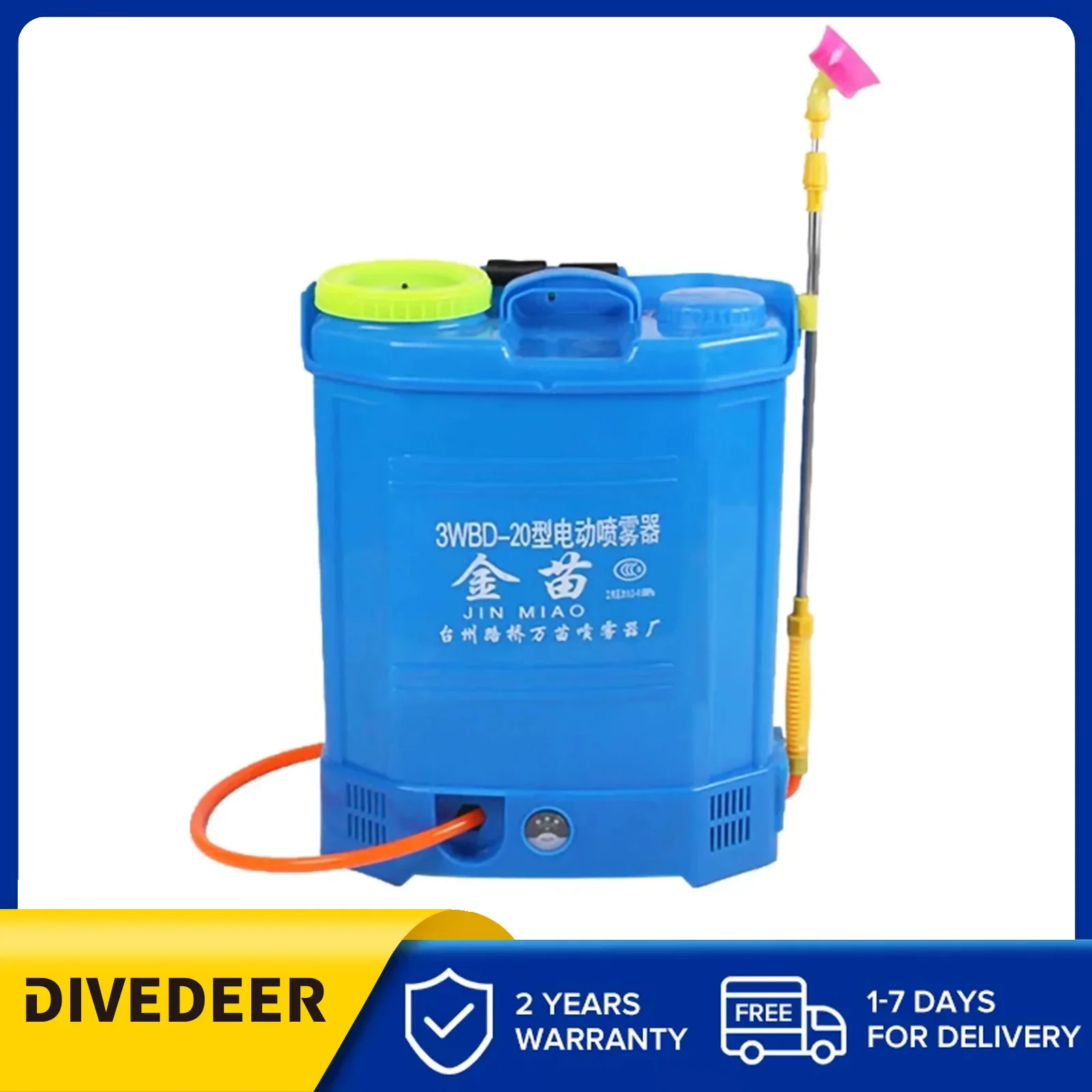 DIVEDEER 20L batterie au Lithium pulvérisateur électrique Intelligent Pesticide agricole distributeur de Charge haute pression équipement de jardin