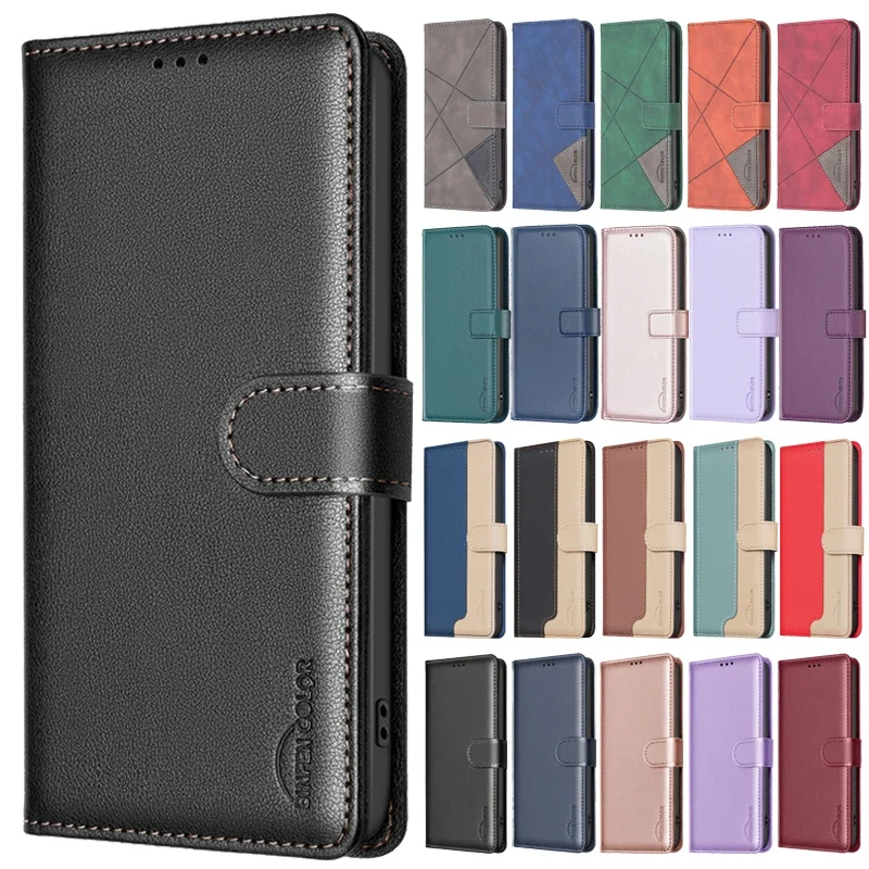 Leather Wallet Flip Phone Case - Elegant Protective Cover