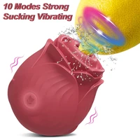 Rose-Sex-Spielzeug Vibator Spielzeug für Frauen Silikon Klitoris Sauger saugen Form Sexspielzeug Brustwarzen 10 Frequenz Klitoris Stimulator 3