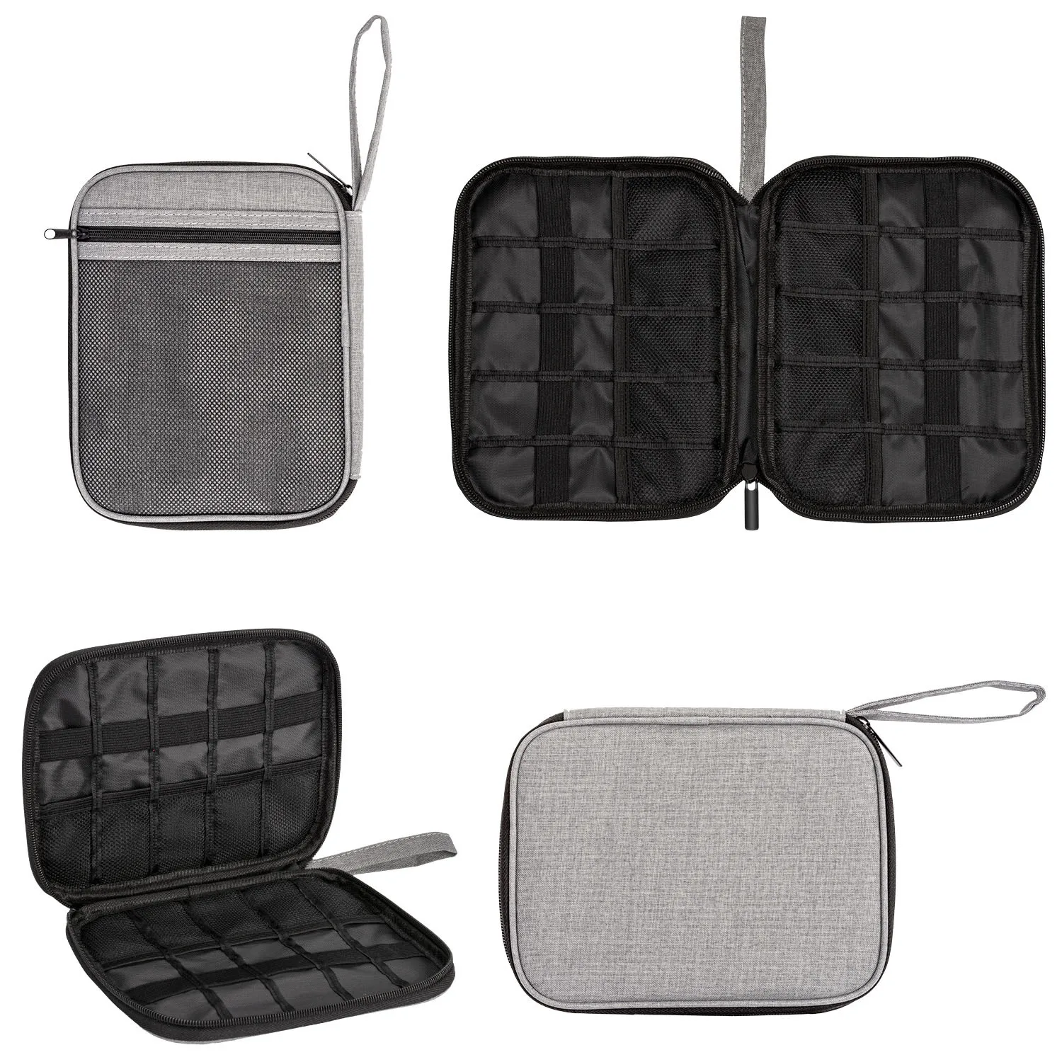 Portable Watch Organizer Case Travel Multifunction for Apple Watch Strap Band Box Nylon Storage Bag Watchband Holder Bags Pouch