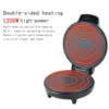 Waffle Cone and Bowl Maker 1200W Nonstick Ice Cream Cone Maker Machine for DIY Home Kitchen Holiday Parties Baking US Plug 110V 4