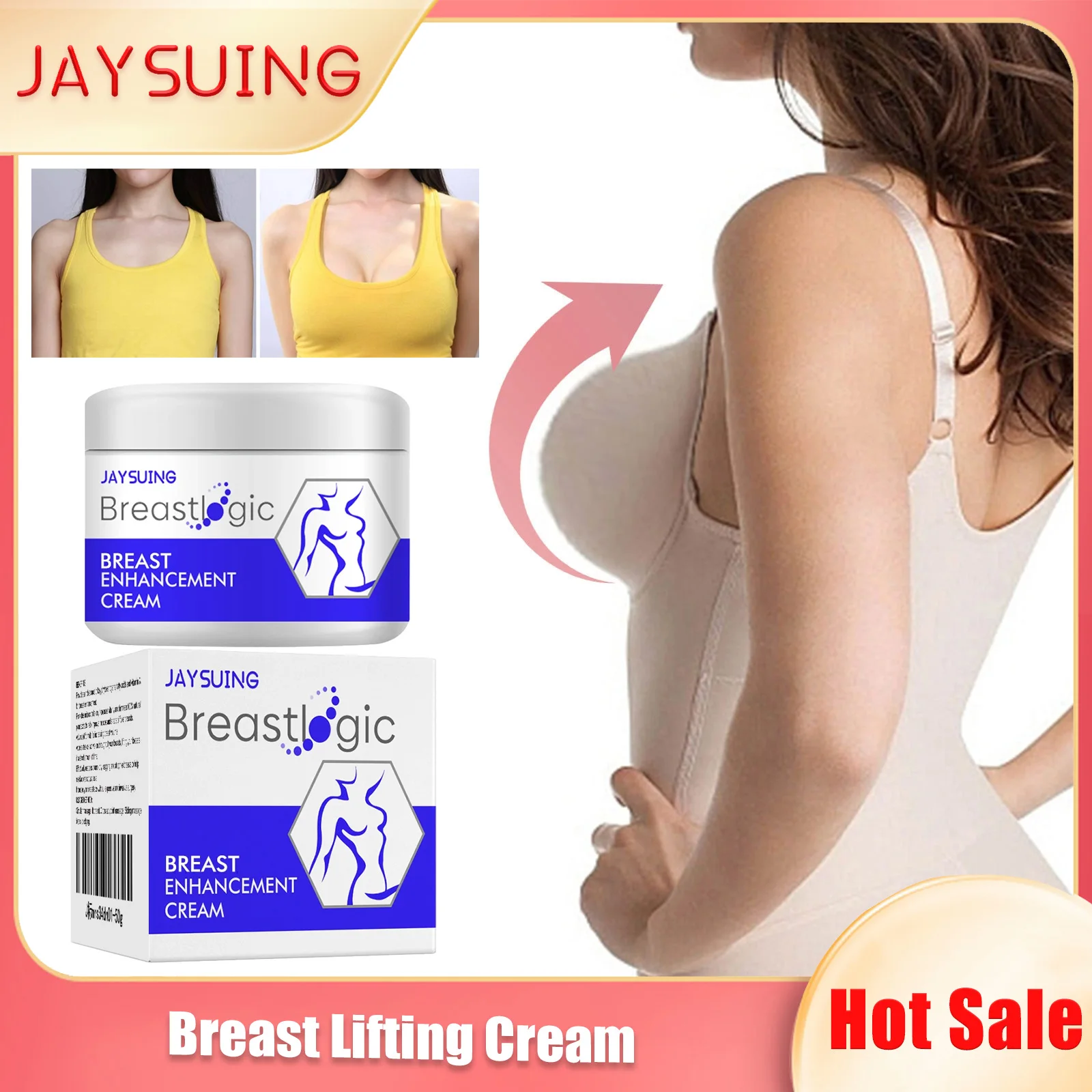 

Breast Lifting Cream Chest Firming Enhancer Breast Plump Growth Enlarge Breast Massage Boob Bigger Woman Chest Enlargement Cream