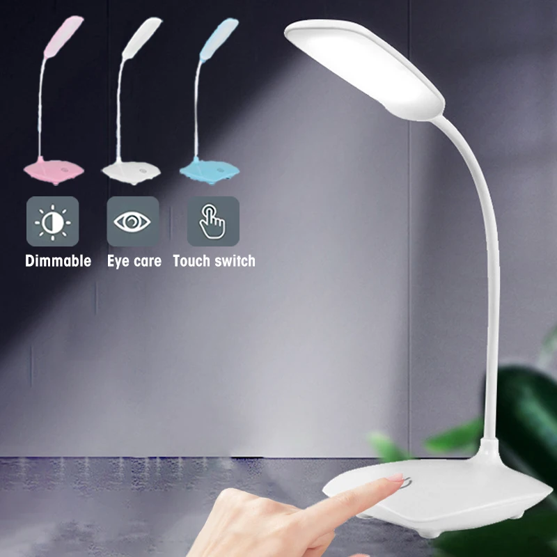 

Table Lamp USB Rechargeable LED Tube Eye Protection Lamp Study Room Study Reading Lamp Children Bedroom Night Light Student Gift