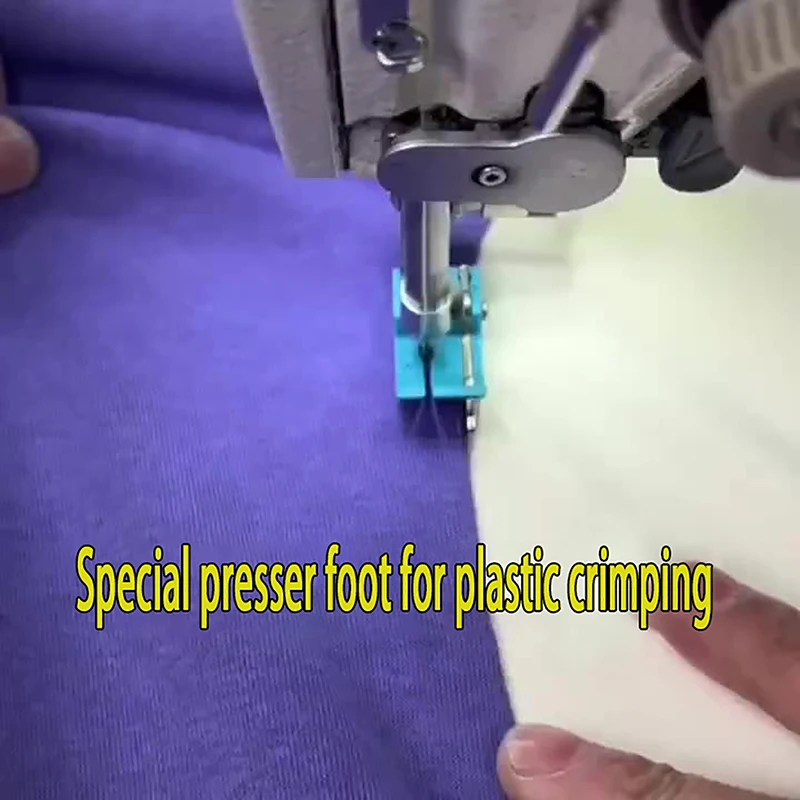 

1PC Plastic SP-18 edge presser foot embedded line presser foot flat car plastic beef tendon edge presser foot sewing accessories