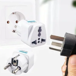 Universal International Power Adapter - Compact EU Plug Travel Converter for Europe, Korea, and Russia (S171)