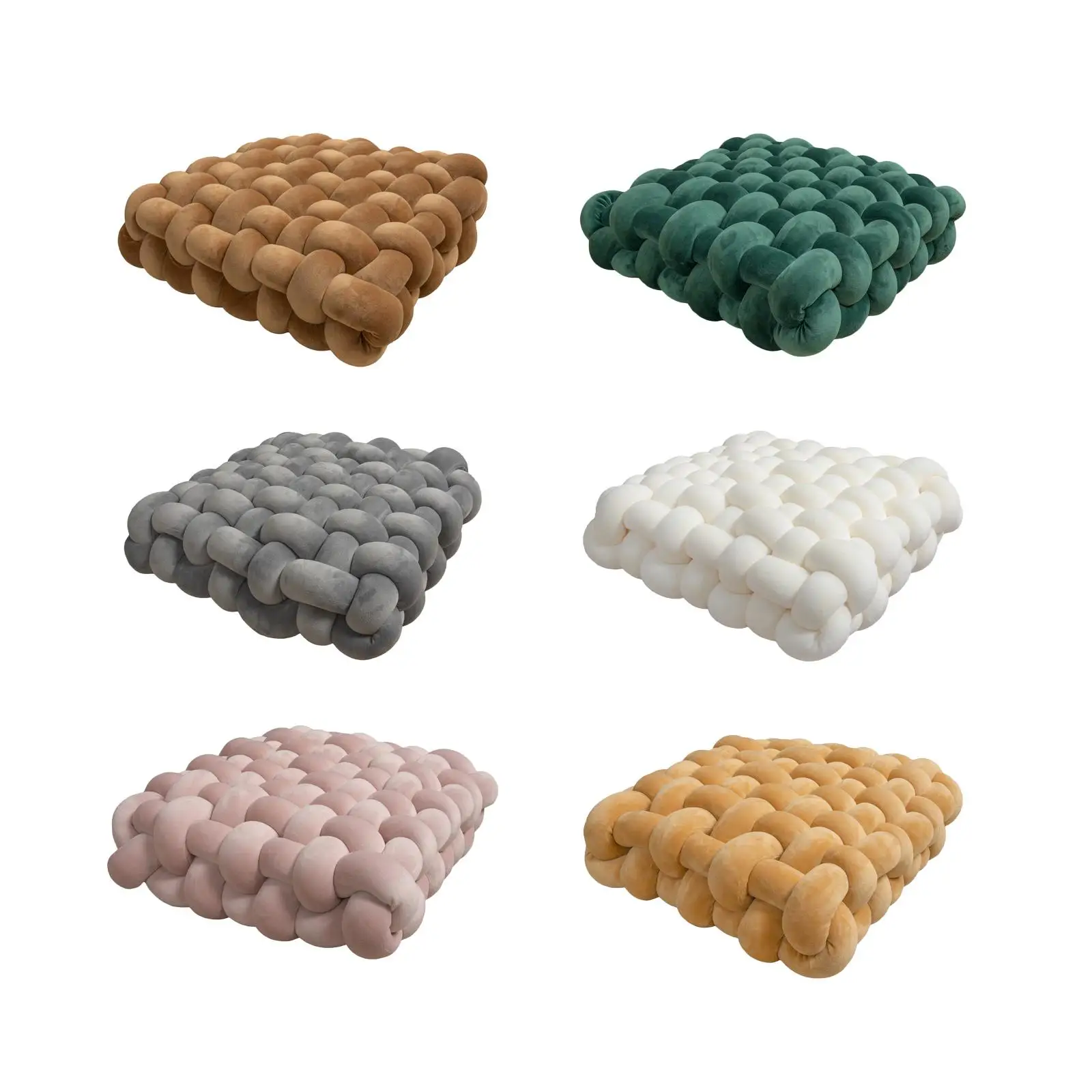 

Decorative Throw Cushion Pillow Household Office Bedroom Car Knotted Pillows