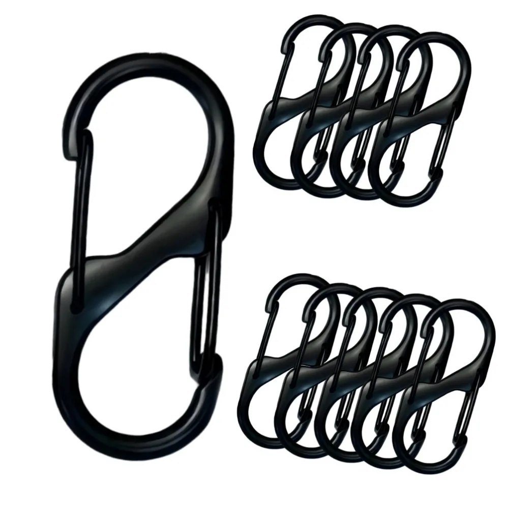 Mini S Carabiner Keychain Clips 1