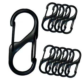 Mini S Carabiner Keychain Clips 1