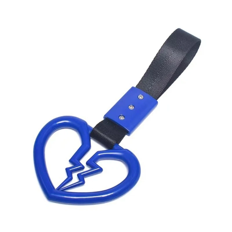 

Universal Hand Towing Strap Bus Armrest Rings Rear Bumper Warning Anti Static for Car Interior Exterior Decoration