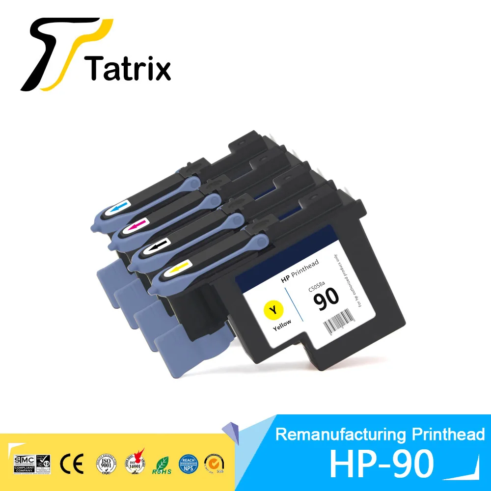 Tatrix-cabeça de Impressão para hp 90 C5054a C5055a C5056a C5057a Hp90 para Designjet 4000 4000ps 4020 4500 4520 - Imagem 3