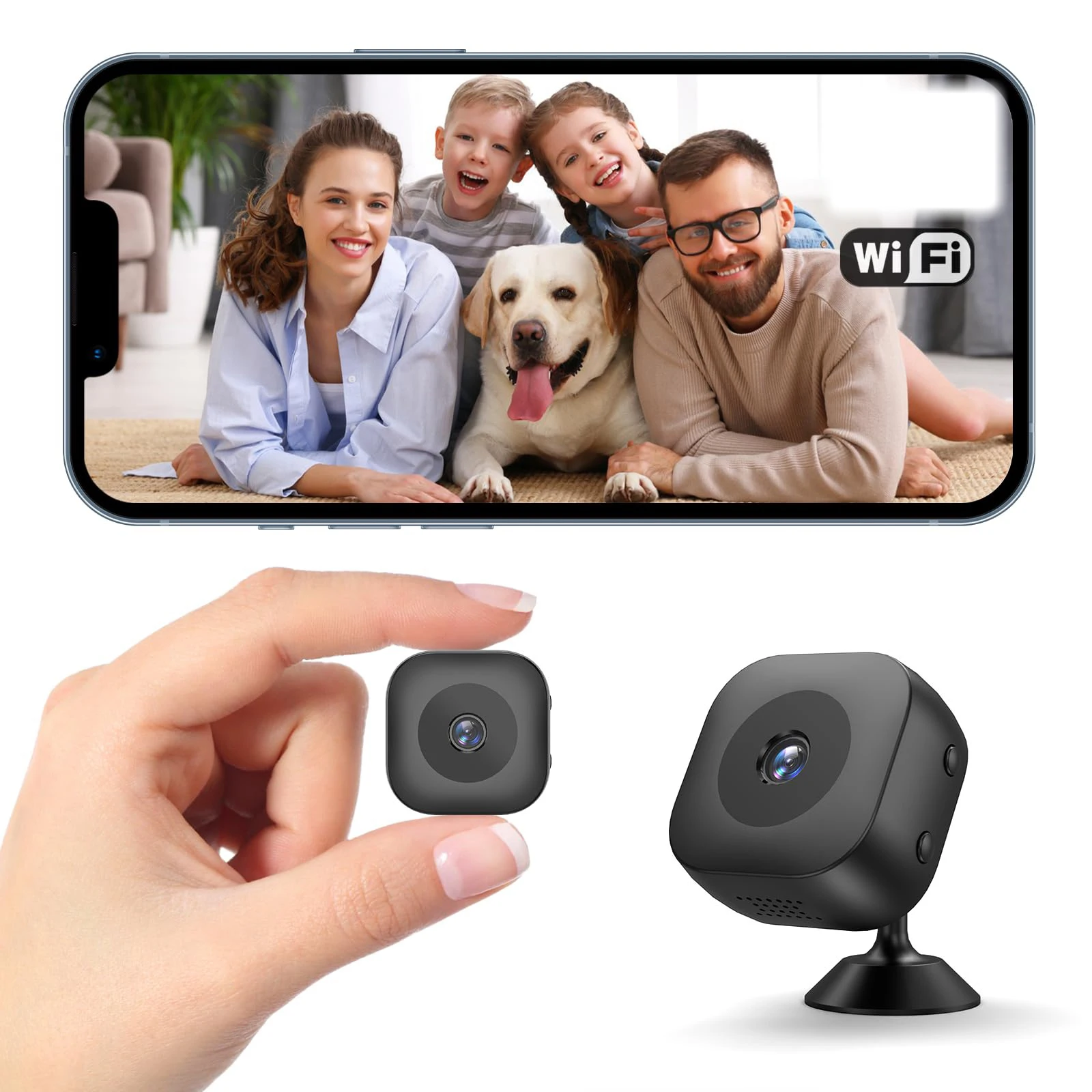 Mini WiFi Camera HD 1080P Smart Home Security IP Cam Night Vision Motion Detection Magnetic Remote Monitor Wireless Camcorder
