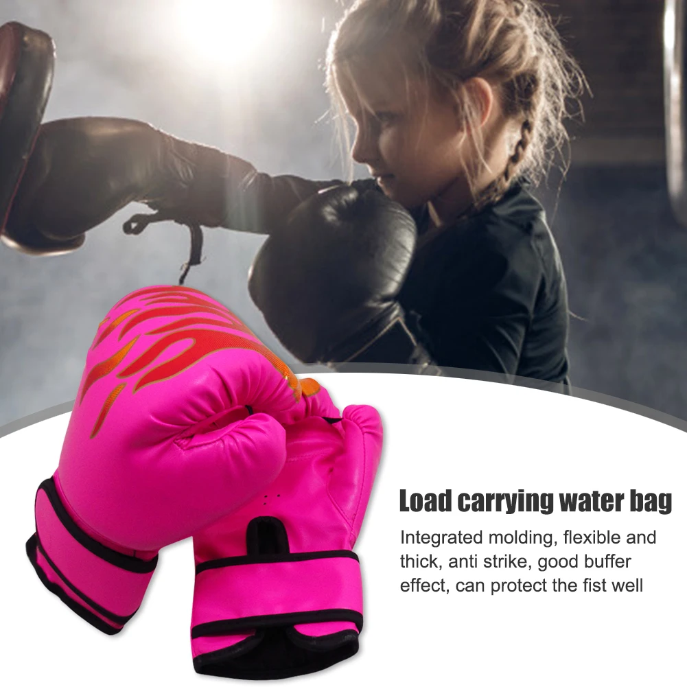 Kickboxing Boxing Gloves Muay Thai Fighting Gloves Breathable Children Kids for Easy Safety Working-out Ornaments