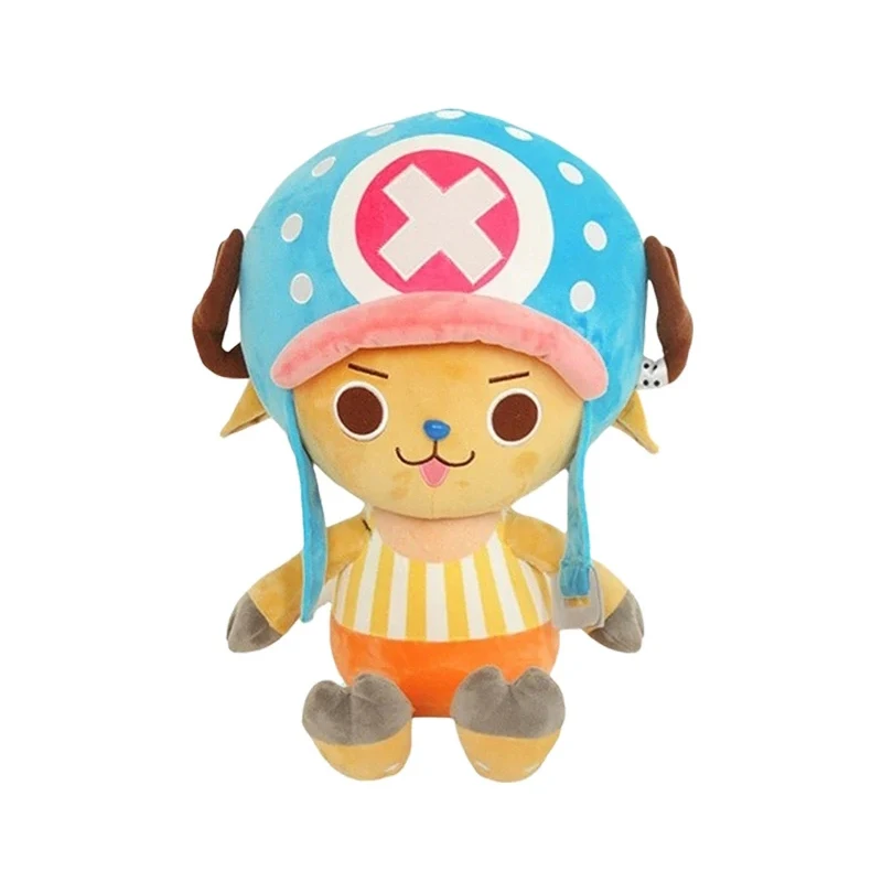 Juguetes de peluche originales de una pieza, figuras de Anime de dibujos animados, Luffy, Zoro, Chopper, Ace Law, regalo de cumpleaños para niños, decoración de Navidad Kawaii