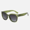 BLUEMOKY Cat Eye Polarized Sunglasses for Thick Butterfly Frame Women Chunky Uv400 Protection Shade Sun Glasses