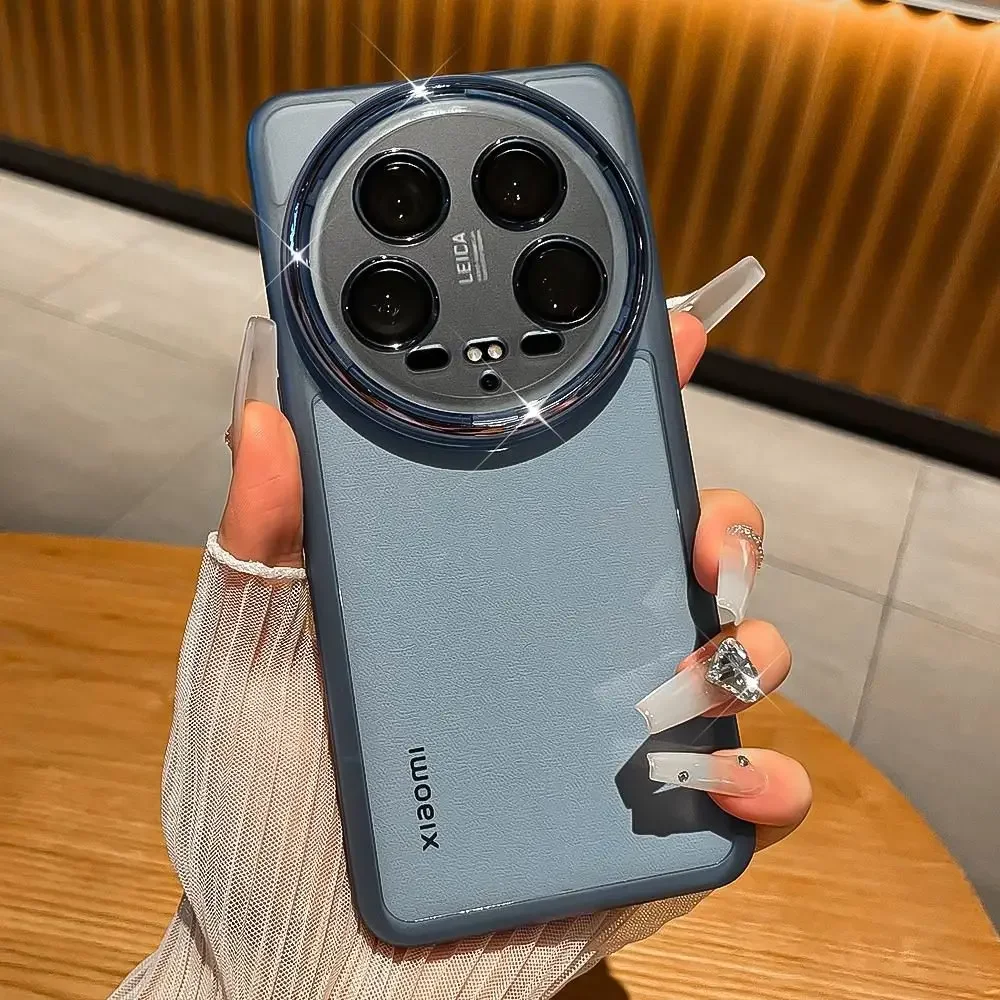 Transparent Shockproof Silicone Case with Camera Lens Film