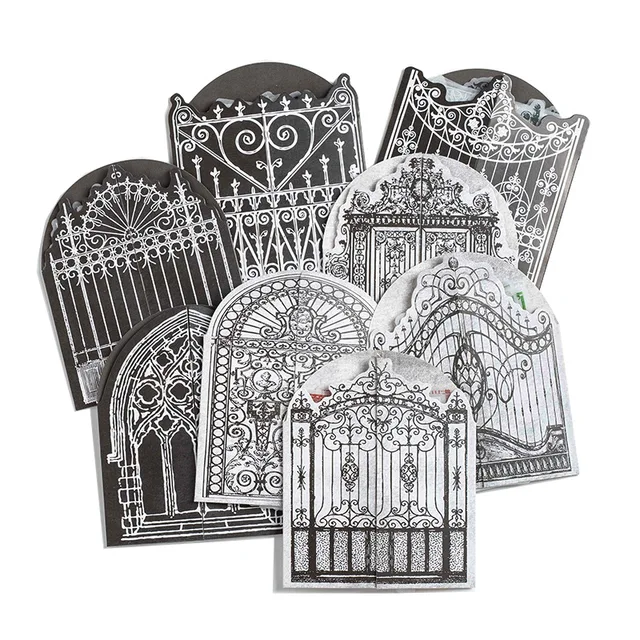 Add creativity and style to your scrapbooking projects with the 20pcs/lot Kawaii Scrapbook Stickers featuring classical windows and doors design.