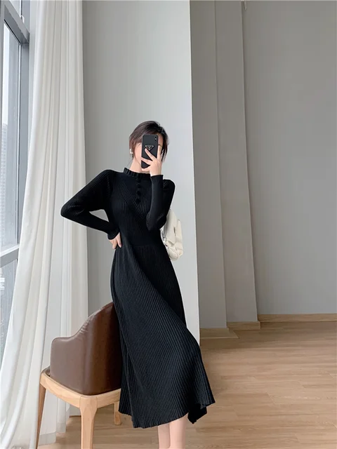 L'Appartement Mole Yarn Knit DRESS ワンピース L'Appartement Mole Yarn Knit DRESS ワンピース rib knit one