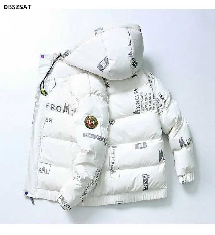 

High-grade down jacket men thin autumn winter 2023 new fashion brand short Korean version thick winter coat