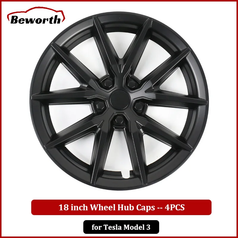 

Колпачки для ступицы колеса Tesla Model 3, сменные колпачки для колеса 18 дюймов, 4 шт.