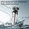Kemei Rechargeable 5 Blades Shaver Electric Rotary Razor Bald Head Intelligent Wet Dry Men Beard Shaving Trimmer IPX5 Washable 3
