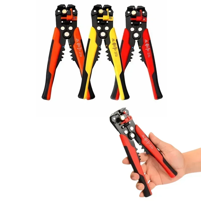 

3 in 1 Wire Stripper Self Adjustable Automatic Cable Wire Stripper Crimping Plier Crimper Terminal Cutter Hand Tool
