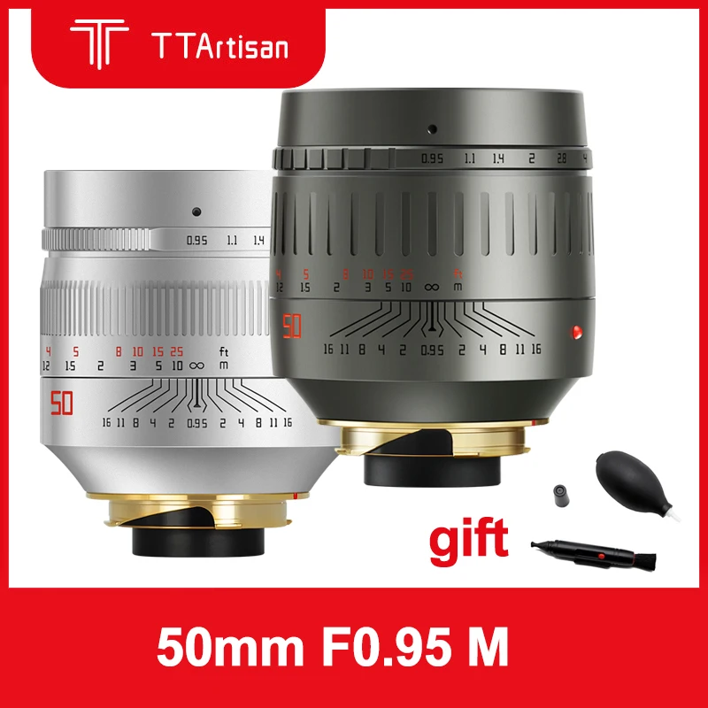 

TTartisan 50mm F0.95 Large Aperture Lens for Leica M Mount Camera for Leica M240 M10P M10M M9 M10 M262 MF Camera Lens