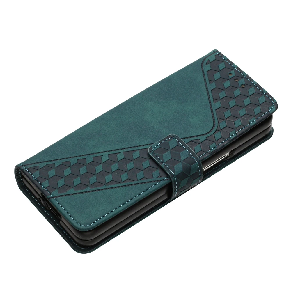 Luxury Leather Flip Wallet Phone Case with Card Slot & Secure Closure - Anti-Scratch Protection