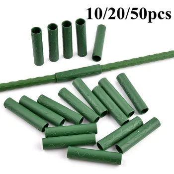 10/20/50 pz Connettori di Supporto per Pianta, Picchetti da Giardino Innesto Stick Connettori Viti Pianta Arrampicata Tubi di Collegamento 8/11/16/20mm 1