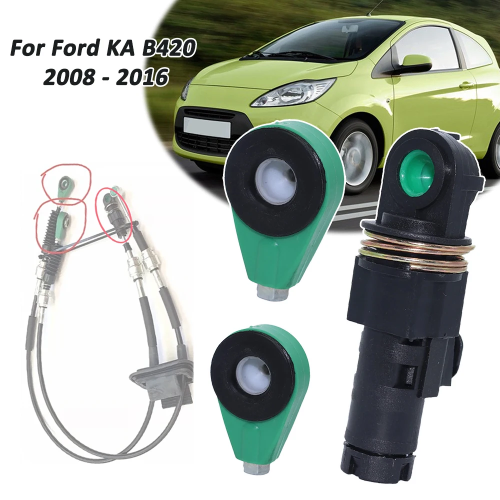 Car Manual Gearbox Shift Cable Linkage Bushing Shifter Lever Selector Connect End For Ford KA B420 2008 2009 2011 2013 2015